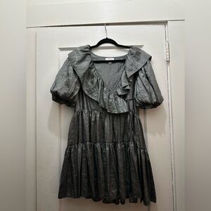Topshop Taffeta Mini Dress